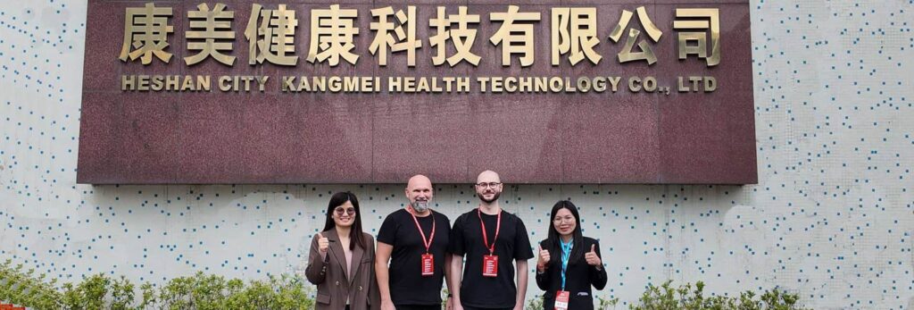 Italian customers visit Kangmei factory