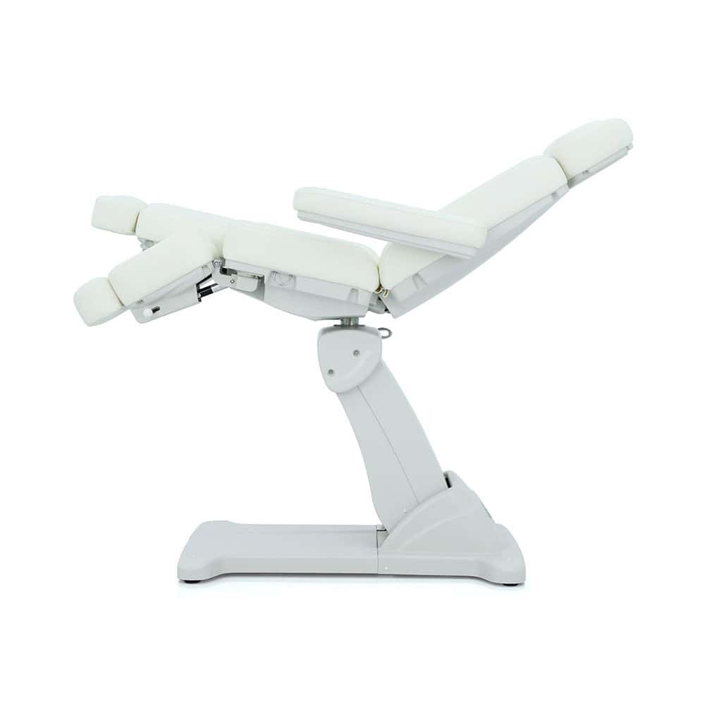 Педикюрное кресло поворотное M6008C-1 с 3 моторами в белом цвете -8