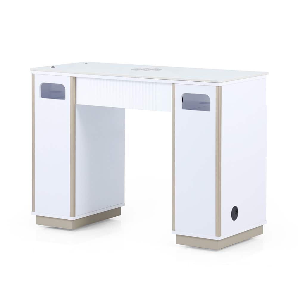 N186M Профессиональный маникюрный стол с встроенной вытяжкой для салонов красоты -11