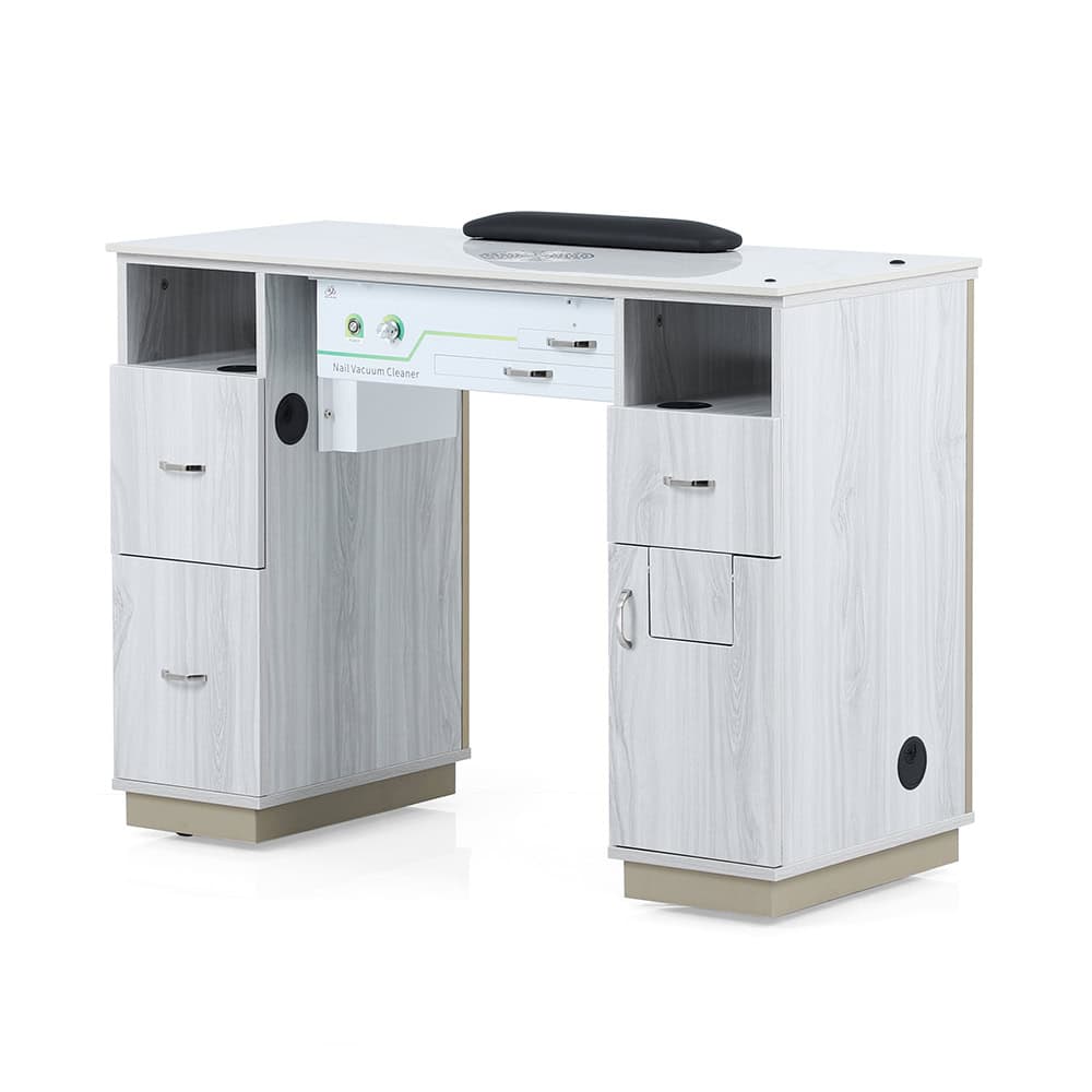 N186M Профессиональный маникюрный стол с встроенной вытяжкой для салонов красоты -3