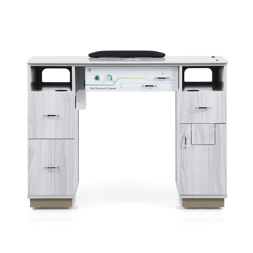 N186M Профессиональный маникюрный стол с встроенной вытяжкой для салонов красоты -4