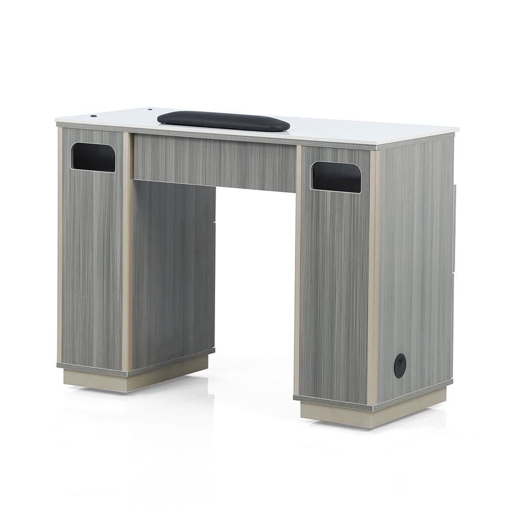 N186M Профессиональный маникюрный стол с встроенной вытяжкой для салонов красоты -13