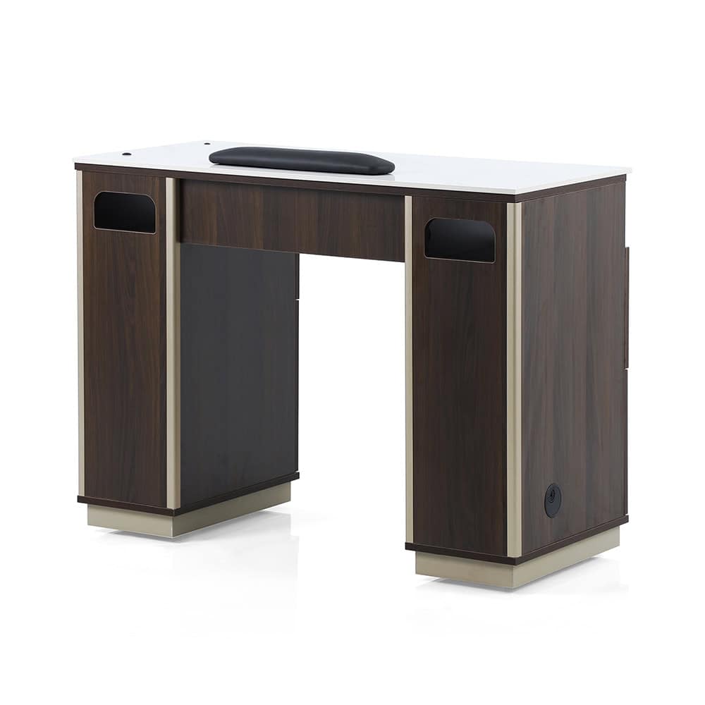 N186M Профессиональный маникюрный стол с встроенной вытяжкой для салонов красоты -12